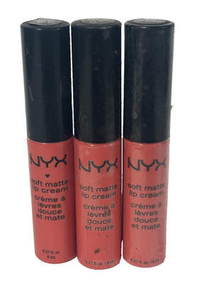 3X NYX Soft Matte Lip Cream - SMLC05 ANTWERP - 0.27fl oz /8mL - SEALED!!