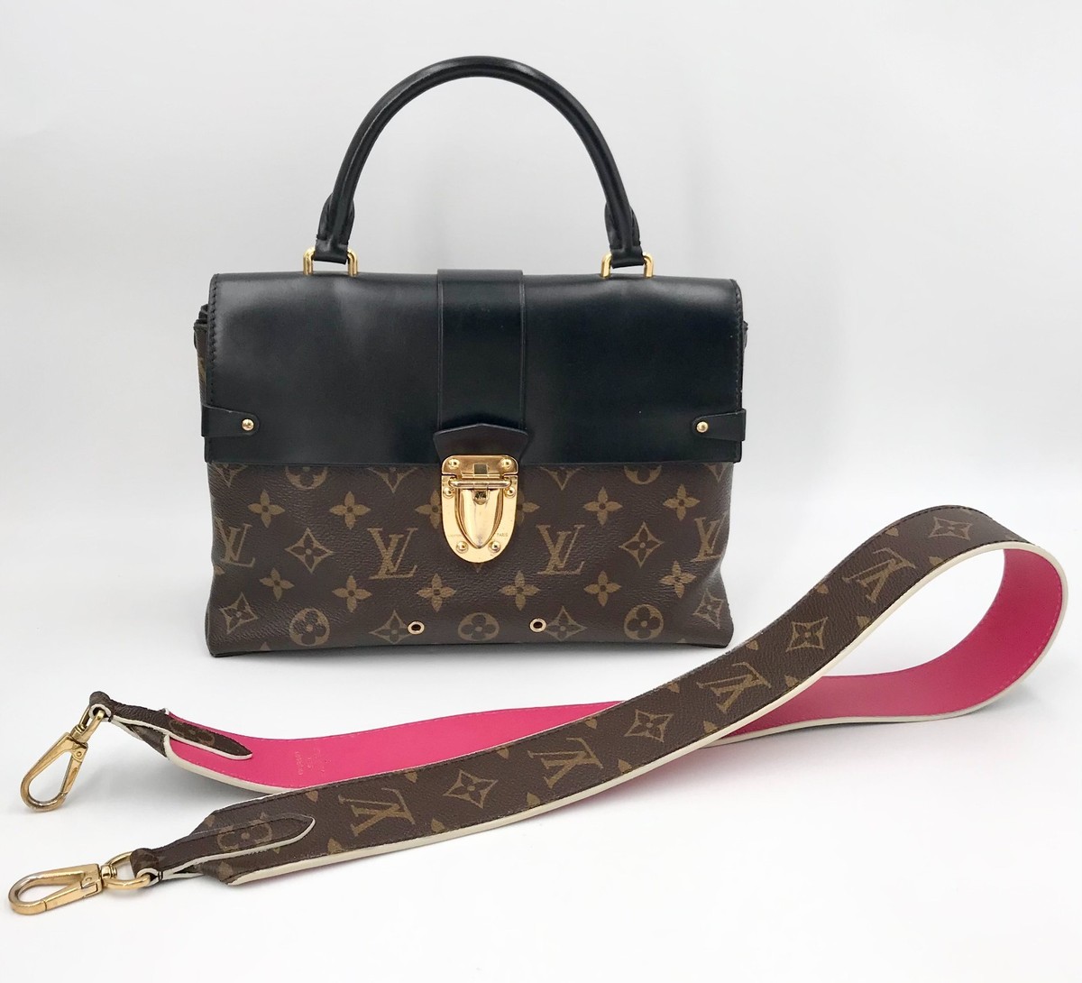 Louis Vuitton メッセンジャーバッグ ブラウン Louis Vuitton One Handle Messenger Bag Monogram Brown Discontinued
