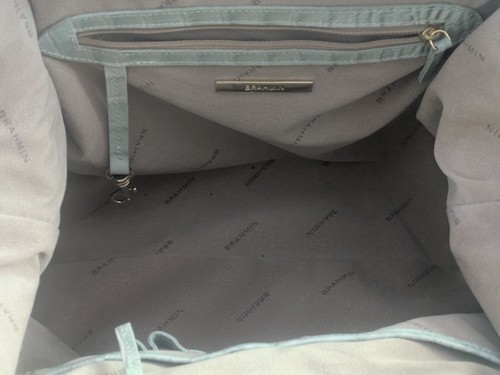 Brahmin Mint Green Croc Embossed Leather - Picture 6 of 8