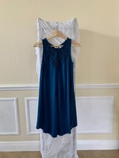 Cato Sleeveless Phthlato Blue Boho Summer Dress Size XS