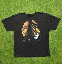 Vintage 2004 Zion Rootswear Bob Marley and Lion Graphic T-Shirt