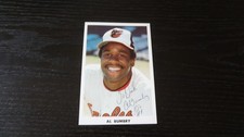 AL BUMBRY AUTOGRAPHED PHOTO CARD 3.5 X 5.5 PHOTO CARD "TO DICK "