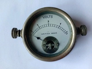 Vintage Volt Meter. British Made.