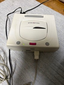 Sega Saturn Controller HST-0014 Tested with Power Cable & TV Cables Bundle