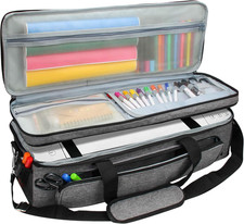 Cricut Explore Air 1 2 3 Carrying Case, Double-Layer Bag for Cricut Maker 1 2 3