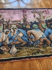 Vintage Middle Eastern Style Rug or Wall Hanging w/ Fringe; Tribal Setting. — photo 1