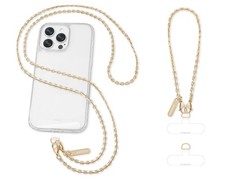 Metal Phone Chain Set Including Crossbody Phone Lanyard and Wrist Strap with ...