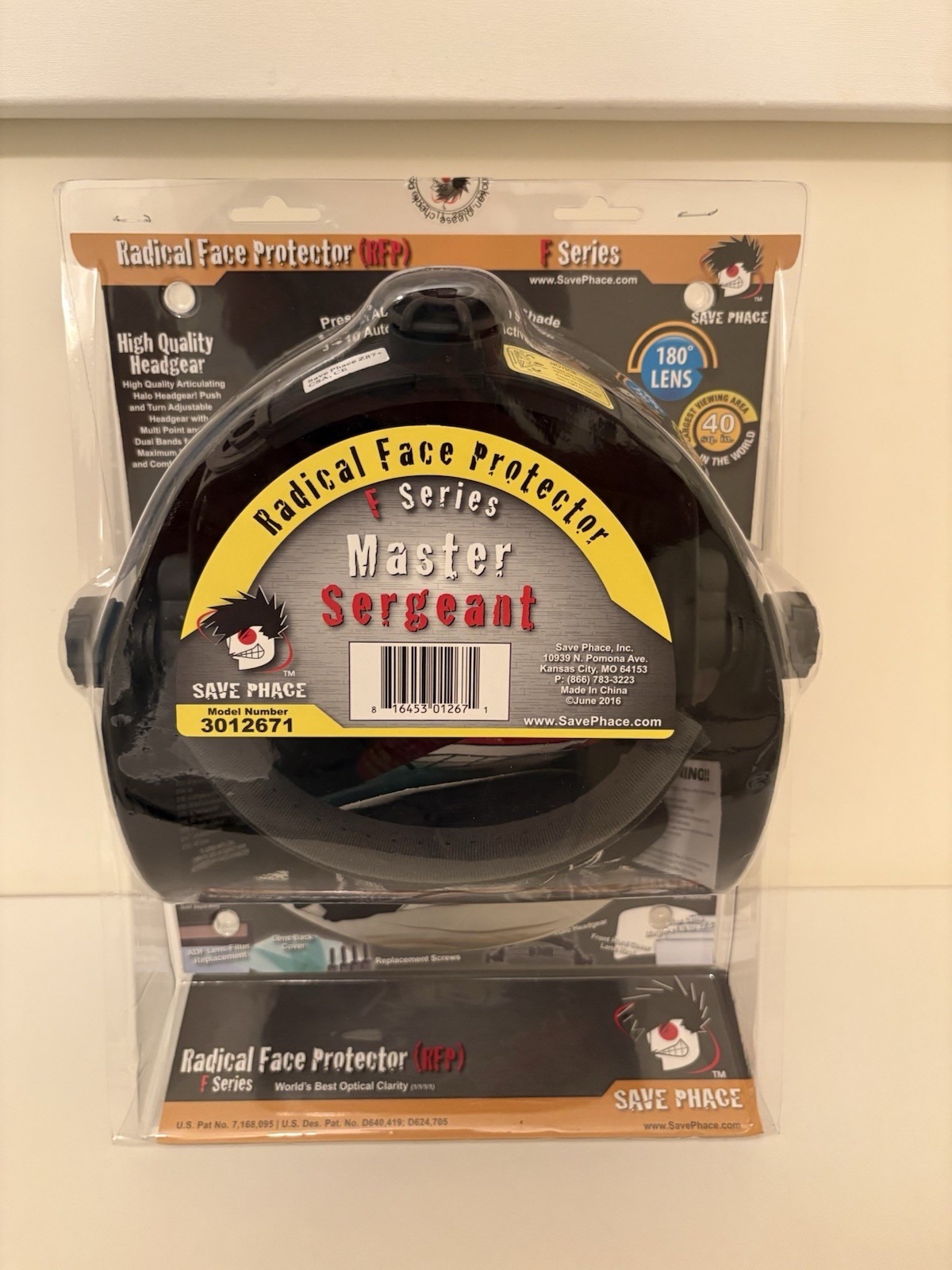 Save Phace RFP F Series Welding Helmet Custom Master Sergeant Graphics