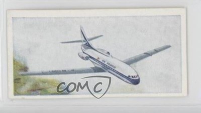1961 Lyons Tea Wings Across the World Tea Sud Aviation Caravelle #11 z6d