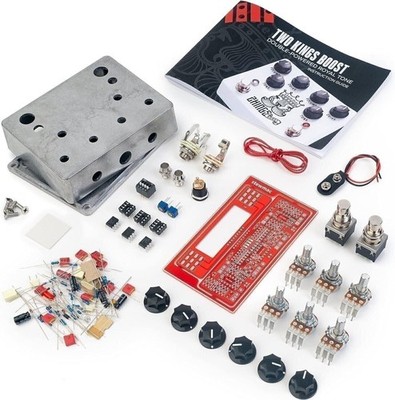 StewMac Two Kings Boost Pedal Kit With Bare Enclosure
