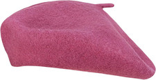 Women Wool Beret Hat French Style Solid Color