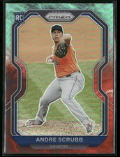 2021 Panini Prizm #54 Andre Scrubb Cosmic Haze Prizm