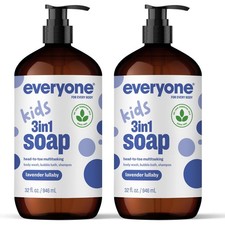 Everyone 3-in-1 Kids Soap, Body Wash, Bubble Bath, Shampoo, 32 Ounce Pack of...