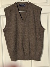 Puritan Sweater Vest XL Gray Pullover Preppy Grandpa USA Mens Golf Vintage