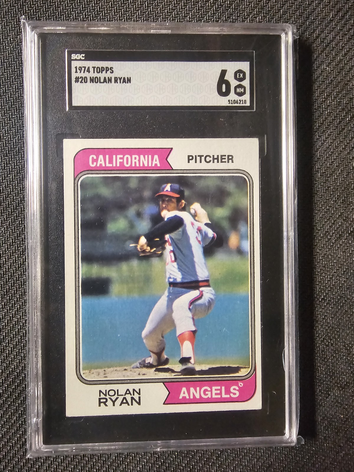 1974 Topps - Nolan Ryan #20, SGC 6