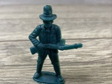 PLASTIC 2" Blue WESTERN COWBOY Toy