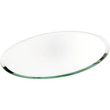 Plymor 5" x 7" Oval, 3mm Thick Beveled Glass Mirror