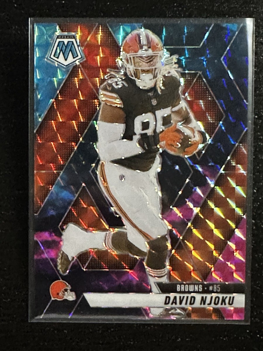 2025 Panini Mosaic Choice Football DAVID NJOKU NEBULA 1/1 BROWNS
