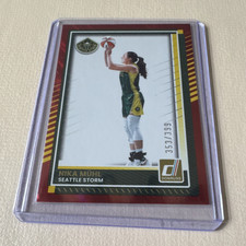 2025 Panini Donruss WNBA Nika Muhl Red Foil /399 #81 Seattle Storm