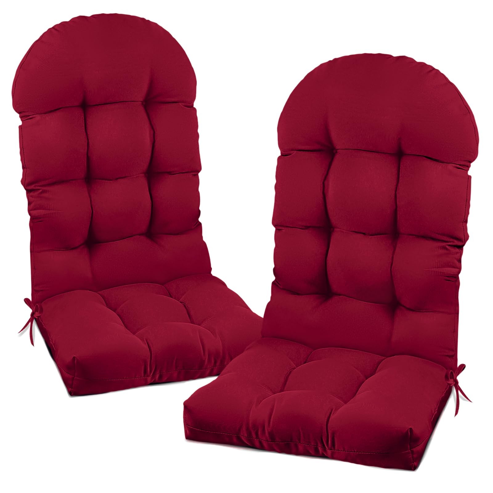 Cushions Set Of 2 - Waterproof Adirondack High Back 47.24x19.69