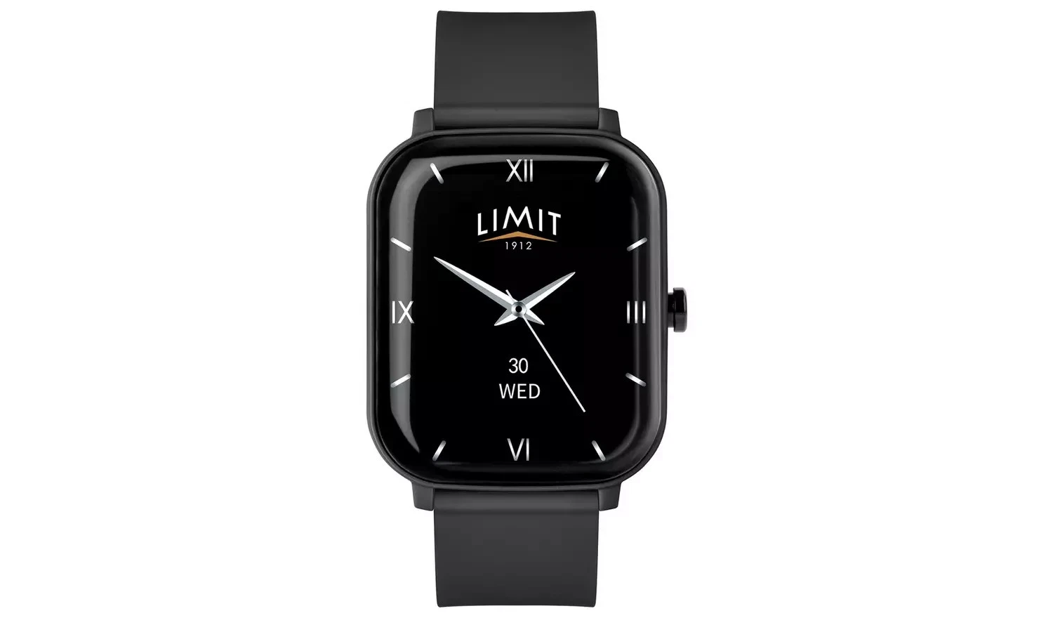 LIMIT Unisex Smart Watch with Silicone Strap –Bluetooth , Fitness Tracker -Black