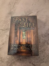 Past Life Oracle Cards Deck Virtue/Weiss No guidebook  ( Use QR code ) Size 4x3