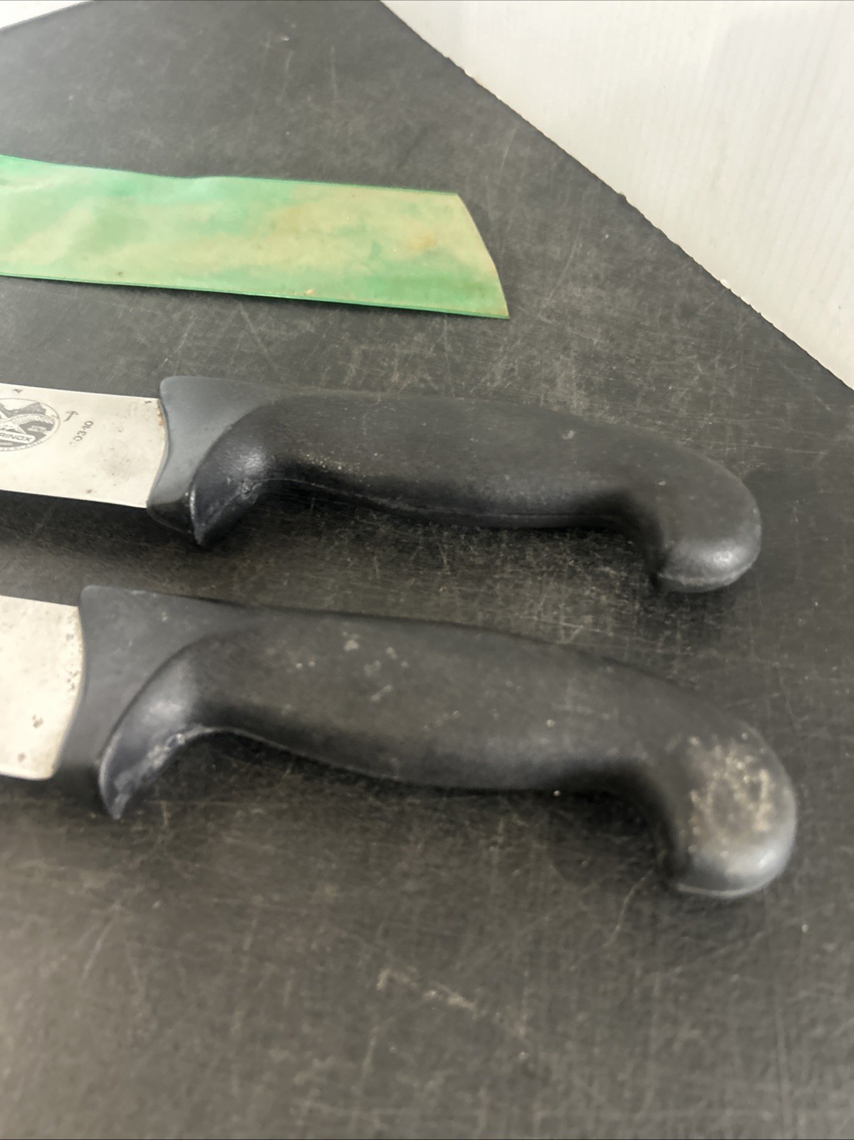 2-R H Forschner Co 803-10 & 803-12 Victorinox 10 & 12” Curved Blade Knife