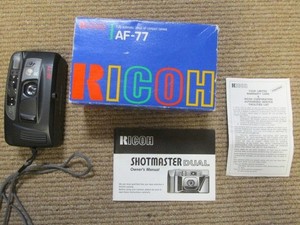 Ricoh AF-77 35mm Point and Shoot Camera with Original Box & Paperwork
