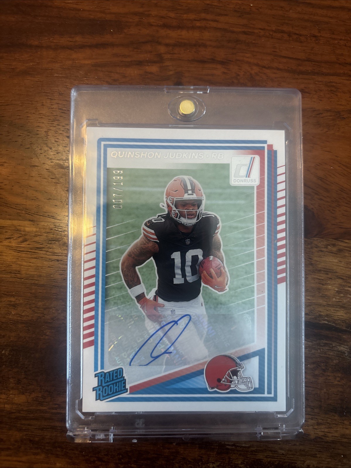 2025 Panini Donruss - Rated Rookie Quinshon Judkins #330 Autographs /199 (AU,...