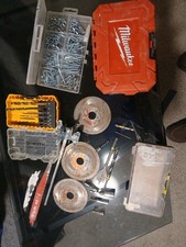 Big Misc Lot Tools, Bits Blades, Screws , Ada...