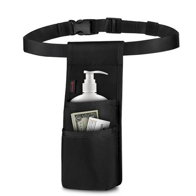SITHON Professional Massage Bottle Bag for 1 9.65 x 2.35 x inches, Black 