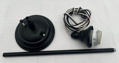 Toltec Lighting 23-MB Stem 1lght Mini-Pendant Matte Black Finish No Glass