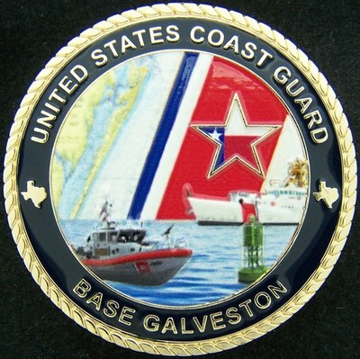 US Coast Guard Base USCG Galveston Challenge Coin