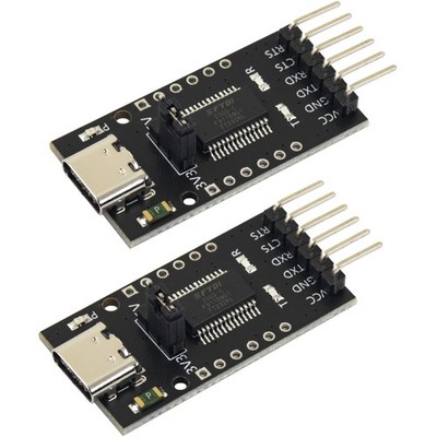 2 PCS FT232RL FTDI USB Type C To TTL Serial Converter Adapter For Arduino