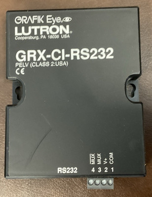 Lutron Interface R5232 Lutron Grafik Eye GRX-CI-RS232 24v Control Unit | eBay