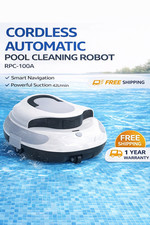 Robot Pulizia Piscina Senza Fili Robot Automatico Aspirapolvere Piscina IPX8 Ricaricabile