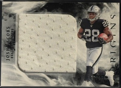 2019 Panini Origins Josh Jacobs #RJJ-8 Rookie Jumbo Jersey Patch /175 RC