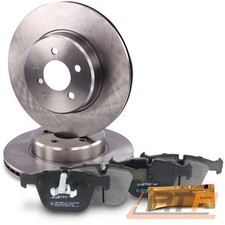 BREMSSCHEIBEN BEL�FTET �345 + BREMSBEL�GE HINTEN F�R BMW 7-ER F0 BJ 08-15