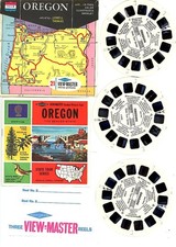 Oregon View-Master 3 reel set State Tour Series with color booklet