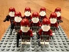 Lot of 9 New Authentic Lego Star Wars Galactic Marine Minifigures! From 75413