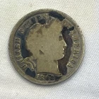 1892 Barber Dime – 10¢ Silver Coin – Semi-Key Date – 90% Silver