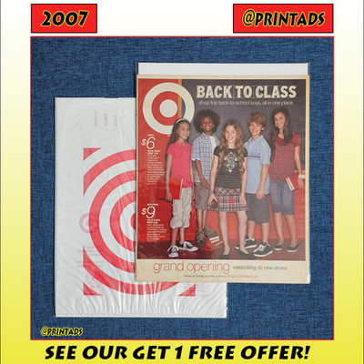 Target Store Catalog + Bag - 7-29-2007 - Newspapers Don't Print These Anymore!