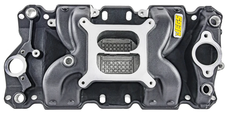 JEGS 513082 Cool Gap Intake Manifold 1955-1995 Small Block Chevy Dual Plane 4-BB — 第 2/4 张图片