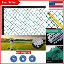 Thick Nylon Golf Impact Net - Durable 10x3 Ft and 10x30 Ft Practice Barrier
