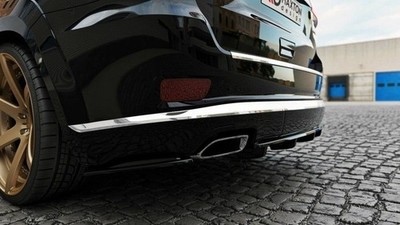 Maxton Design Diffusor Flaps passend für Jeep Grand Cherokee WK2 Summit FL schwa