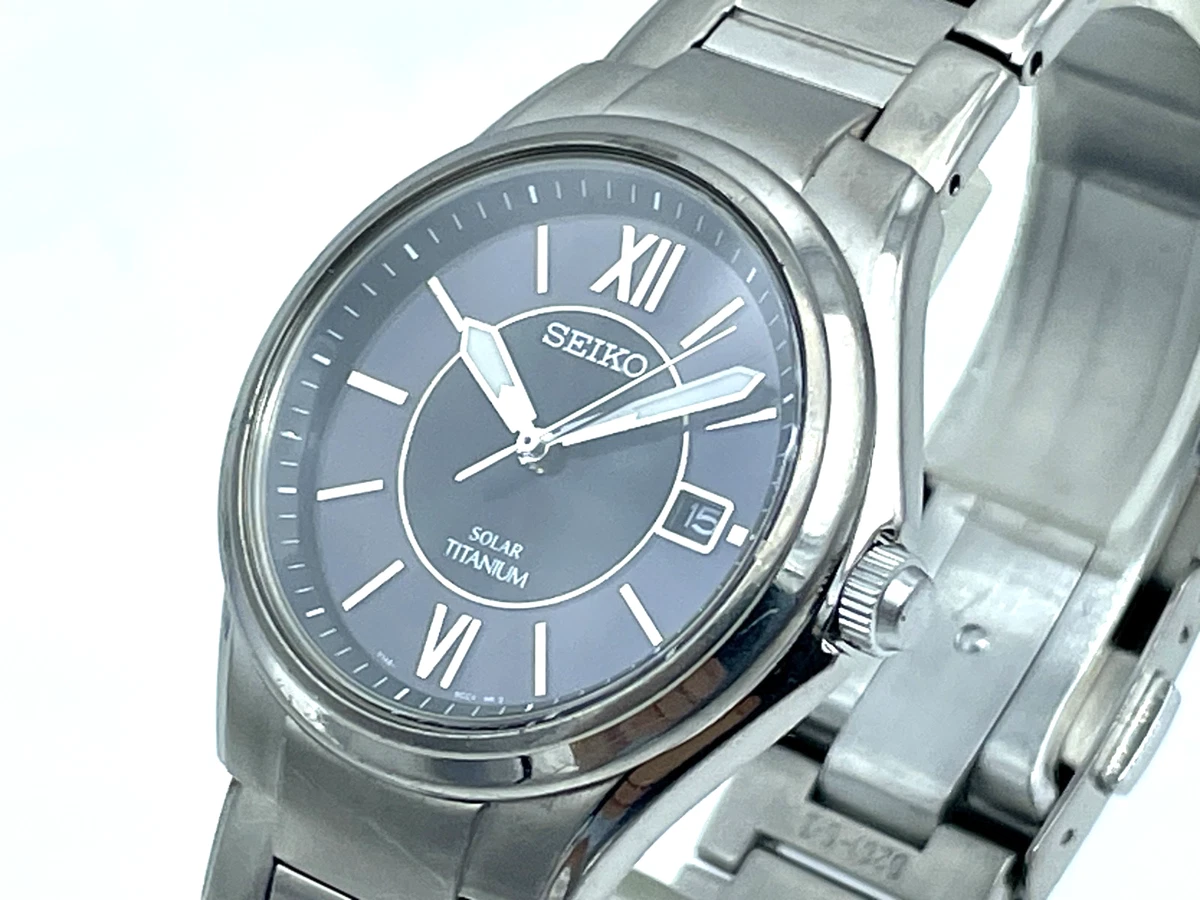 Seiko Solar Titanium Band Wristwatches for sale - eBay