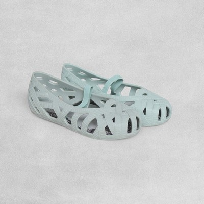 Mini Melissa + Jason Wu Gummi Mintgrün Sommerschuhe