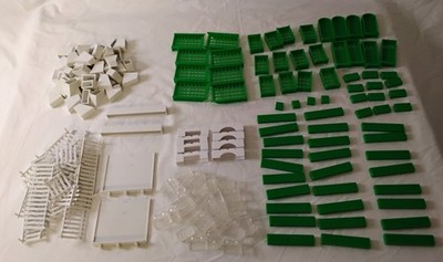 *RARE* Block City   833 Piece Building Block Lot/Building Instructions   1960s