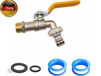 1/2 Zoll Messing Kugelhahn Gartenwasserhahn, Tropffrei Frostsicher Absperrhahn