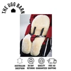 Cozy Traveler | Natural Australian Lambskin Stroller Liner | Woolmark® Approved